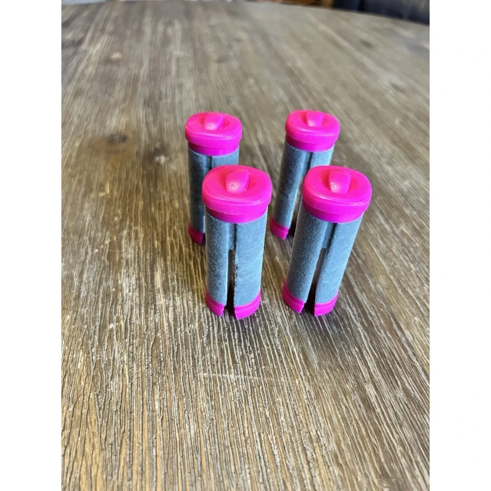 Replacement Conair Hot Clips Ceramic Infused‎ Flocked Rollers Set Of 4, 3/4
